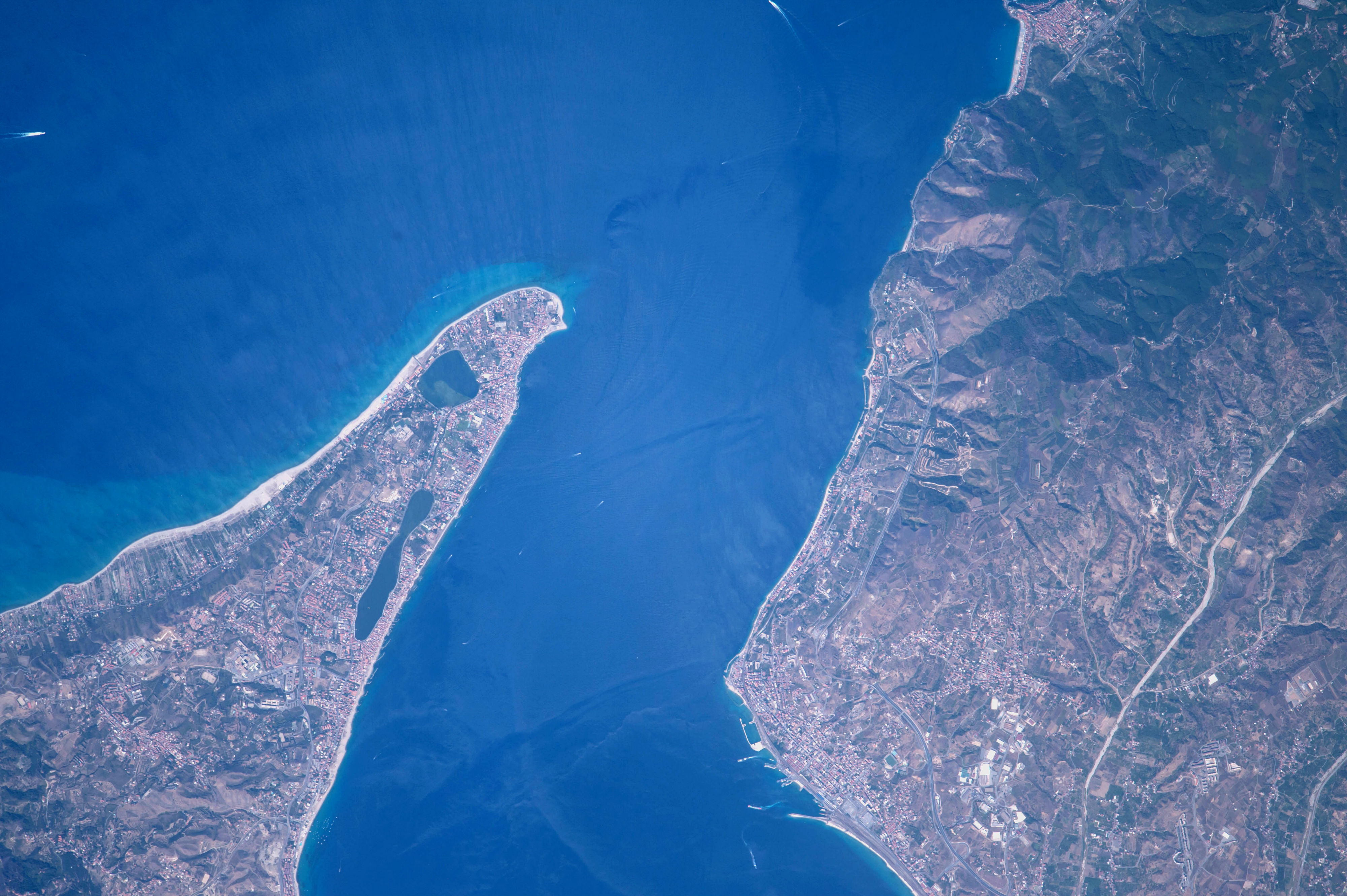 Strait of Messina NASA